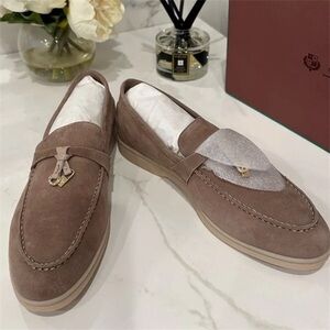 Men's Brown Suede Loafers